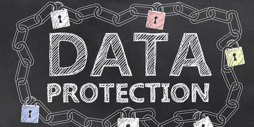 Data protection stock photo