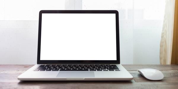 Computer on a desk