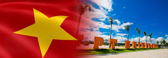 Vietnam flag - FPT banner