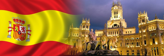 Spain flag - Madrid banner