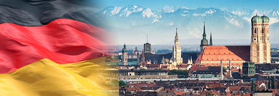 Germany flag - Munich banner