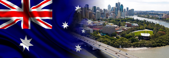 Australia flag - Queensland banner
