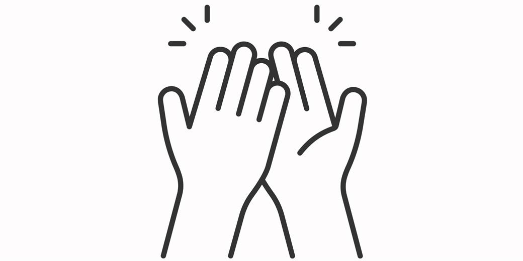 Clapping hands