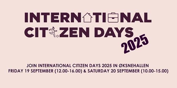 International Citizen Days September 19 and 20, 2025